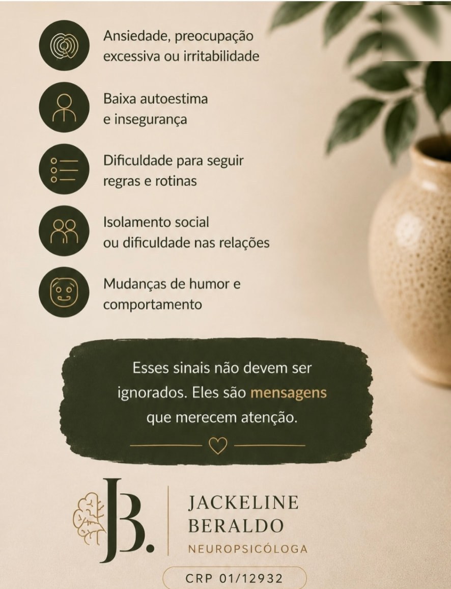 Sinais que merecem atenção